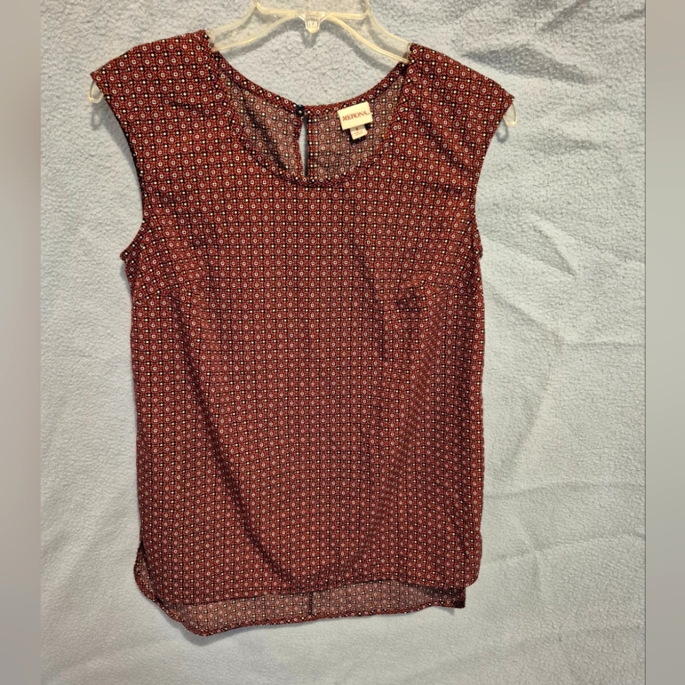 Geometric Pattern Blouse
